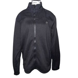 Timberland Full Zip Knit Jacket Black Large EUC‎